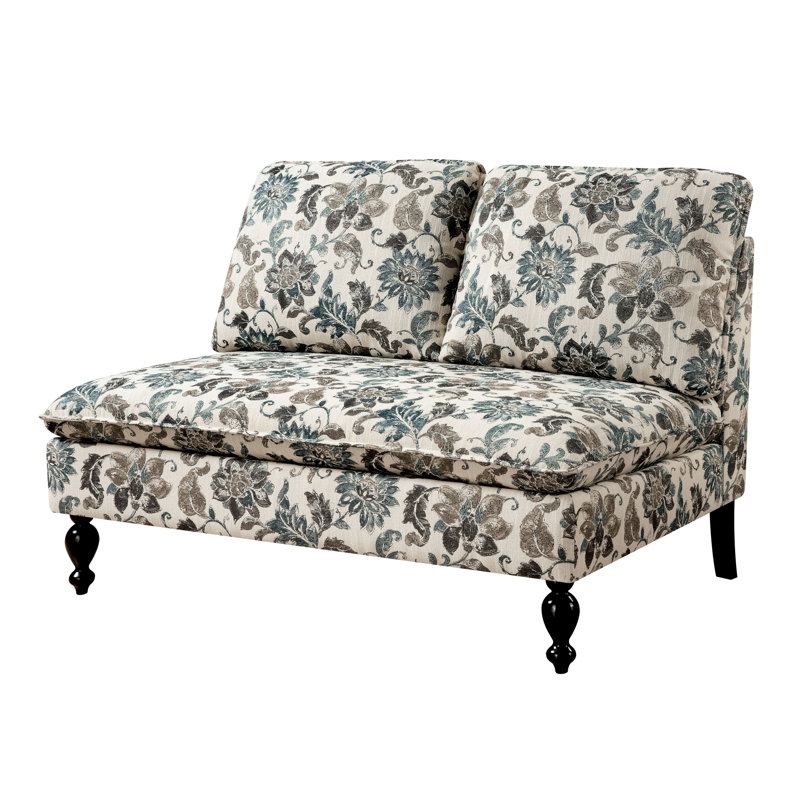 Parkes Upholstered 50'' Settee, Floral
