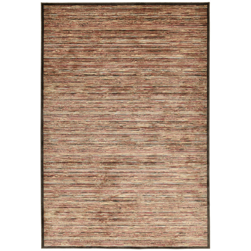 Isa Striped Area Rug, Rectangle 80 x 125cm