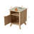Fluted Nightstand With Charging Station-270419074