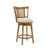 Demeterius Counter Height Or Bar Height Rubberwood Barstool With Fabric Seat-2118044286-2118044272-2144429662