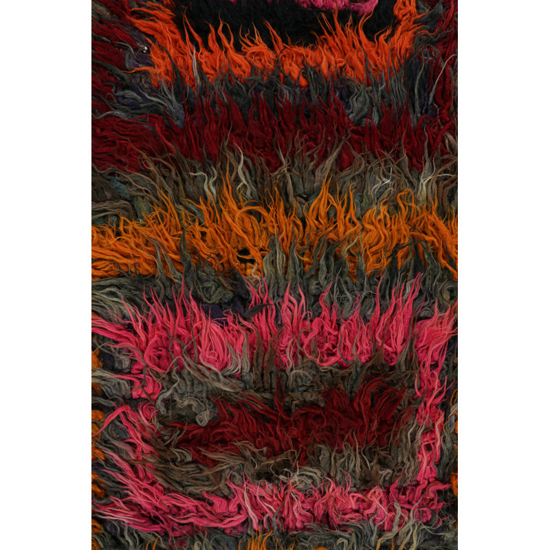 One-of-a-Kind 4’2”x11’8” Hand Knotted Area Rug