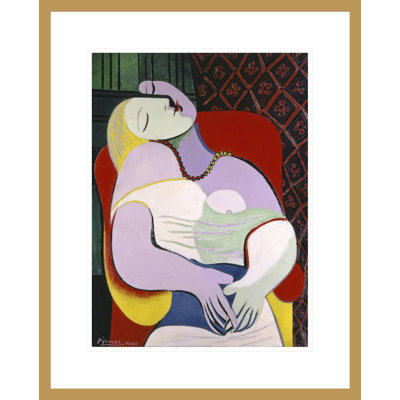 «The Dream» par Pablo Picasso, impression giclée sur cadre