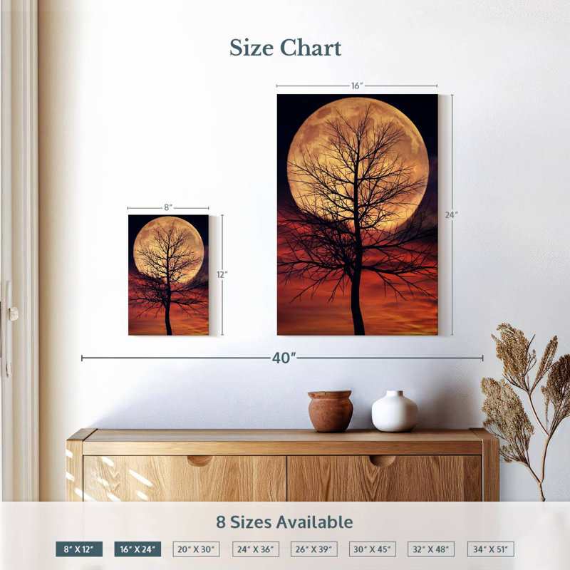 Arbre Oberle Mystic au clair de lune, H 12 po x l 8 po