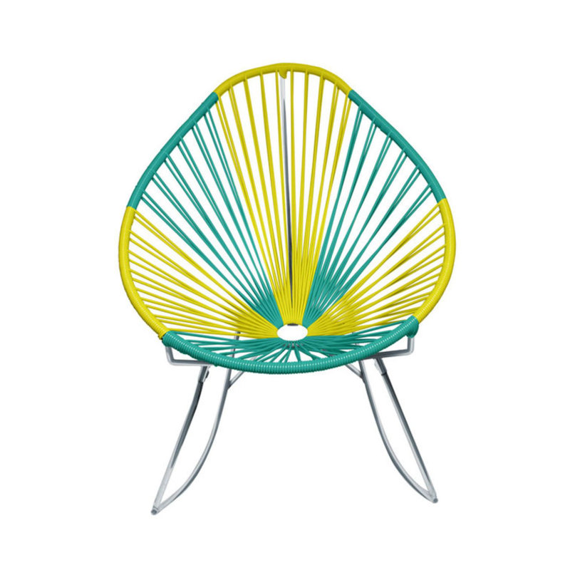 Chaise berçante Innit Designs Acapulco, Brésil, Chrome