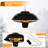 Hanging Patio Heater With Led Light