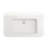 BOCCHI Parma 19.69'' Fireclay Rectangular Bathroom Sink with Overflow-90558839-94265169