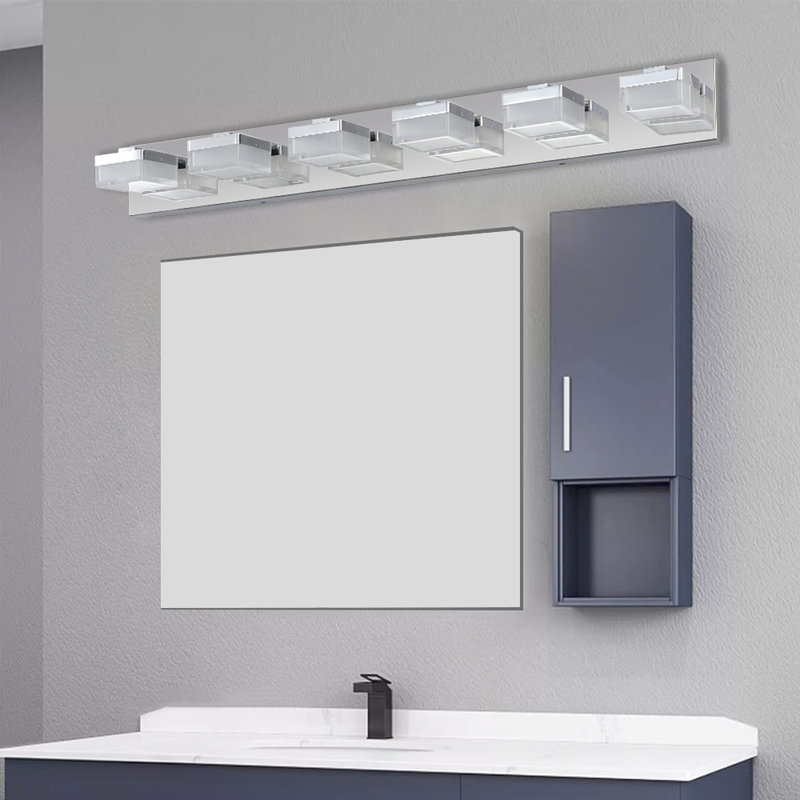 Miroir de salle de bain Modern, Chrome