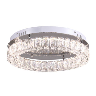 Crystal LED Flush Mount