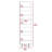 Wengue Rectangle Tall Shoe Cabinet with Integrated Mirror-1153959750