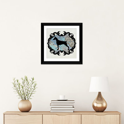 " Doberman (Blue&Black) I " by 5by5collective