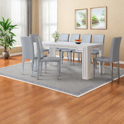Dining Table Sets(must Include Both Table And Chair) Modern Mdf Marble Home