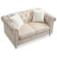Causeuse élégante beige avec touche moderne-1157159465