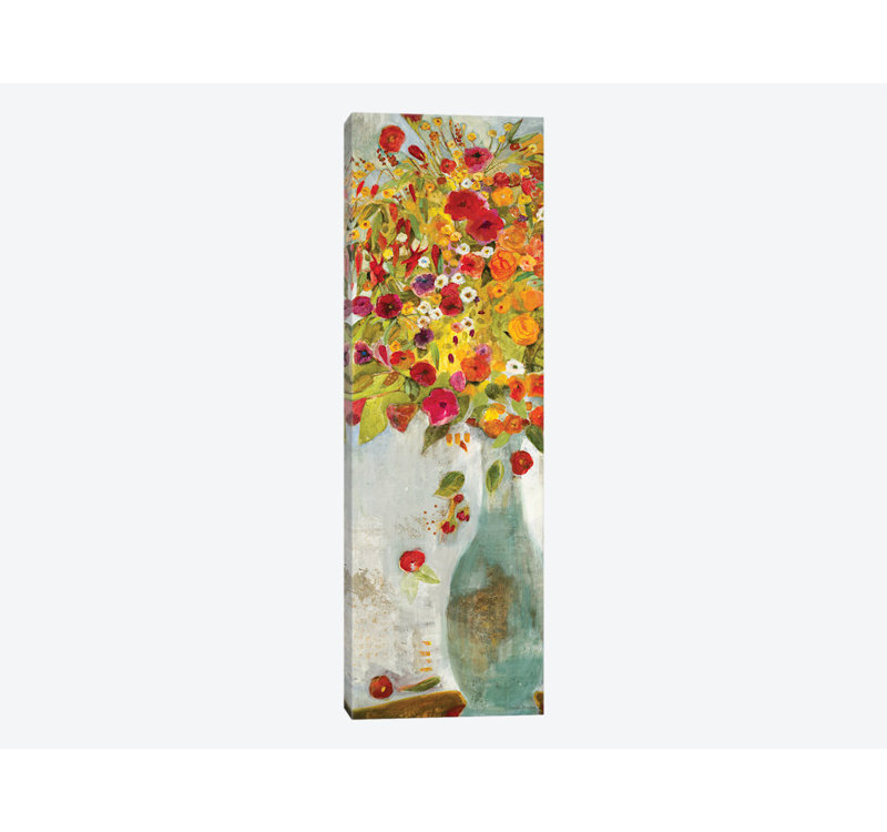 «Exuberance I», reproduction sur toile, H 72 po x l 24 po x P 1,5 po, Toile tendue