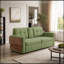 Causeuse en chenille avec tiroirs coulissants, tables d'appoint et porte-gobelet-998003775