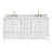 Flynt 67'' Double Bathroom Vanity with Carrara Marble Top-90979897-130617051-130617054