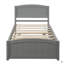 Lit plateforme simple avec lit gigogne-1448165402