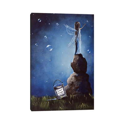 A Fairy Nighttime Gift - Impression sur toile tendue