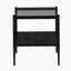 Ensemble de 2 tables de bout rectangulaires, plateau en verre trempé avec panneau de fibres à densité moyenne, table de salon moderne-1419296164-1419296160