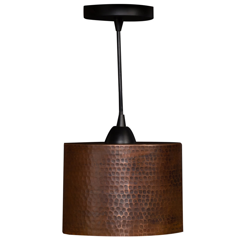 Luminaire suspendu cylindrique ovale 8 po Hayashi