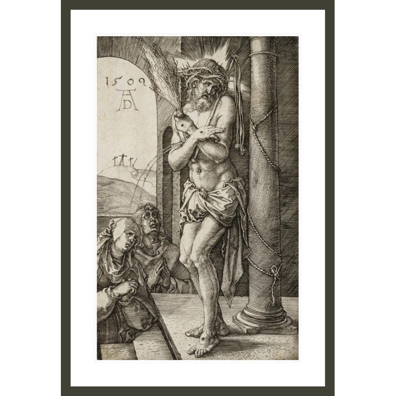 «Man of Sorrows» par Albrecht Dürer, impression giclée sur cadre, H 41,5 po x l 28,64 po