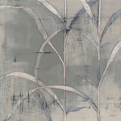 In The Garden III Gray by Kathrine Lovell - Wrapped Canvas Painting