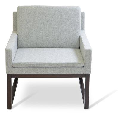 Fauteuil Nova en métal et laine