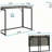 Space Saving Folding Desk,Grey