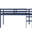 Lit mezzanine simple en bois d'hévéa bleu avec plateforme renforcée pour la durabilité, instructions d'assemblage faciles pour 13 lattes en contreplaqué de peuplier massif, caractéristiques-1234459816