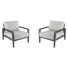 Ensemble de chaises longues Laguna avec coussins Sunbrella