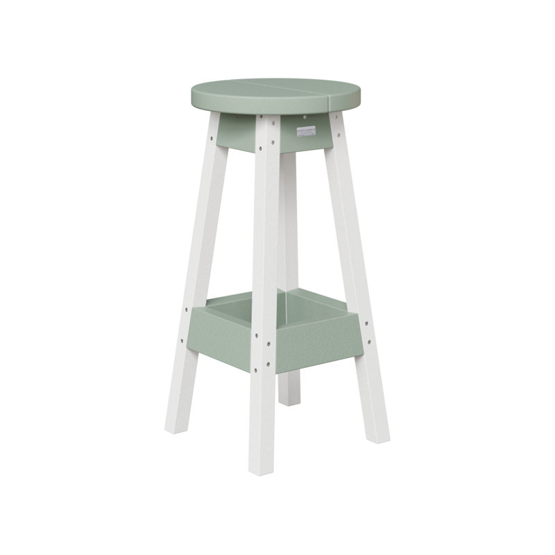 Tabouret de bar d'extérieur Berlin Gardens, Blanc / Écume de mer