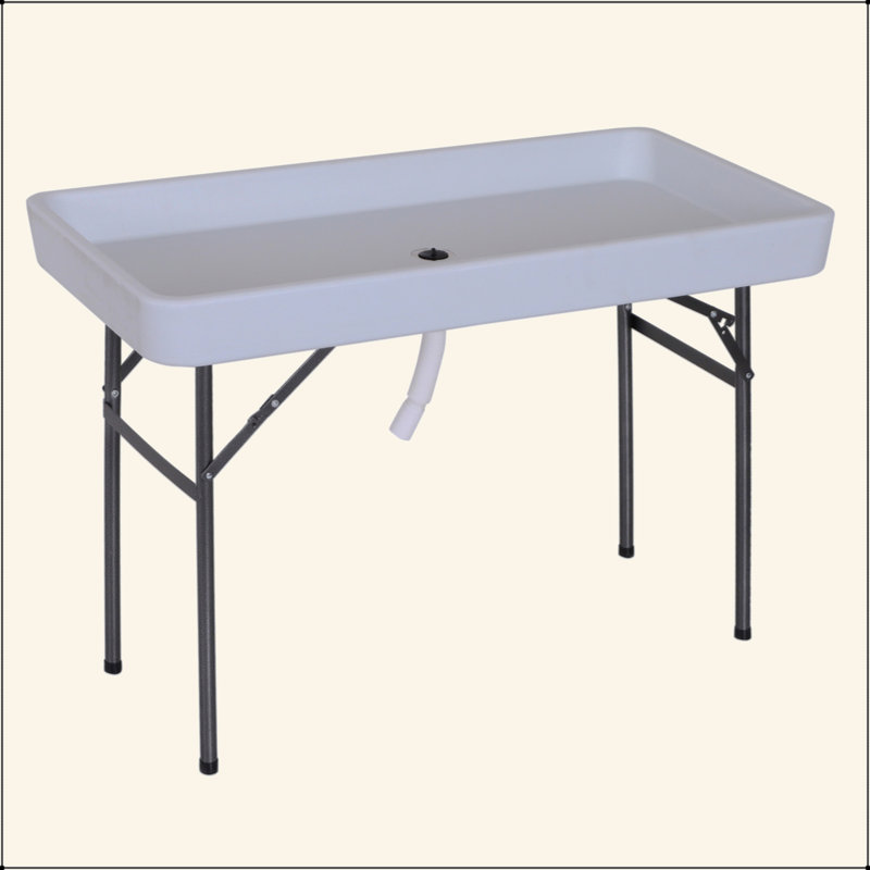 Table de nettoyage pliable portative 4pi