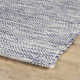Solid Blue Handwoven Handwoven Indoor/Outdoor Rug