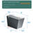Square Smart Toilet (Matte Gray)