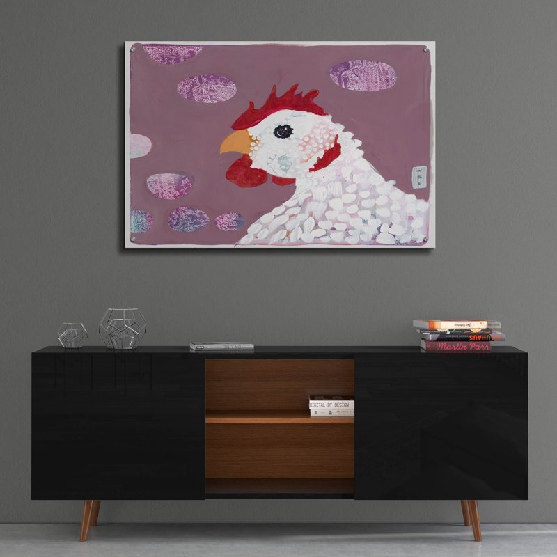Art mural épique «It Is Pâques 4» par Maria Pietri, art mural en verre acrylique, 36 po x 24 po, H 24 po x l 36 po x P 0,2 po