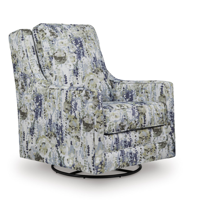 Hansgerd Swivel Glider Accent Chair