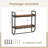2 Piece Accent Shelf with Towel Bar