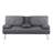Armarion Convertible Faux Leather Futon Sofa Bed, Versatile Comfort with Customizable Positions-728286240
