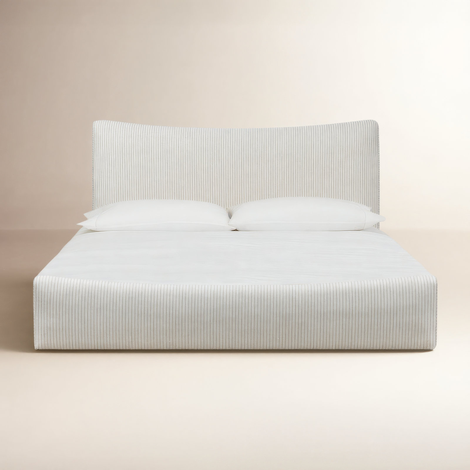 Windham Upholstered Platform Bed In Sage, California King