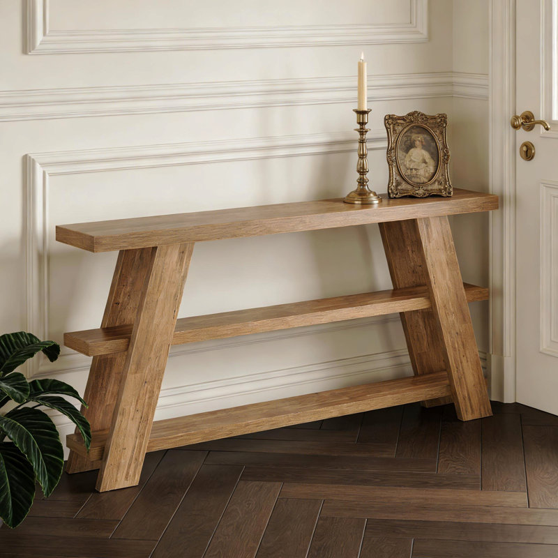 Slim Storage Side Table,3-Tier Console Table,Sofa Table