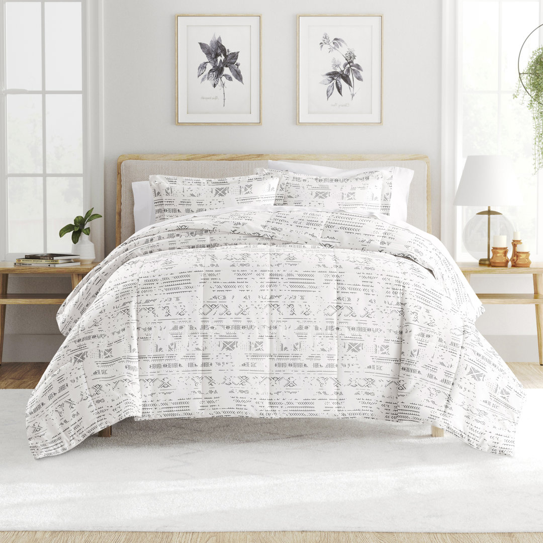 Distressed Aztec Down-Alternative Comforter Set Becky Cameron