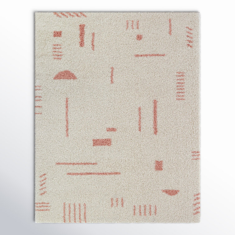 Morin Geometric Shag Area Rug