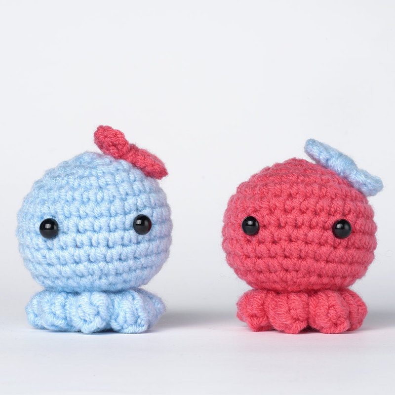 Pieuvre Amigurumi DIY Kit au crochet Wizardi F07N8-M47