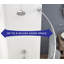Marina 73.25" Wall Mount Shower Curtain Rod With Shower Ends-15020201