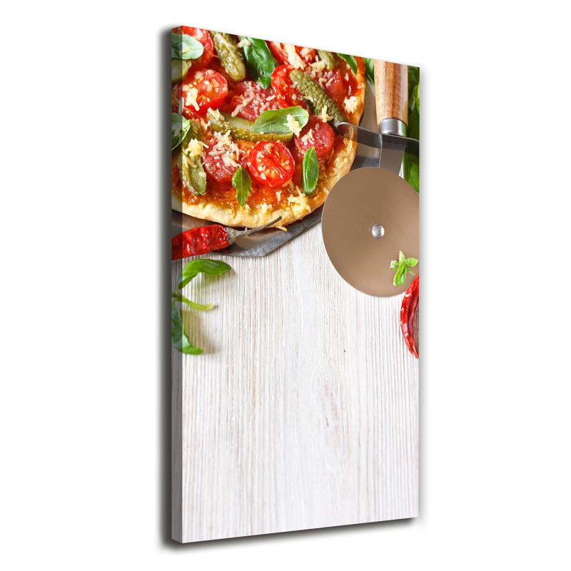 Davisboro Pizza - Wrapped Canvas Print