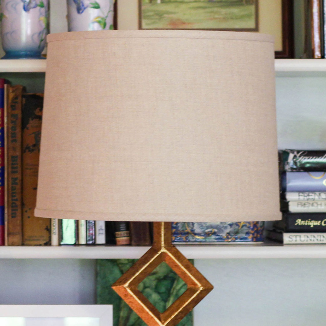 9.5'' H x 13'' W Linen Drum Lamp Shade Alcott Hill® 