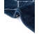 Glam Navy Blue Silver Area Rug