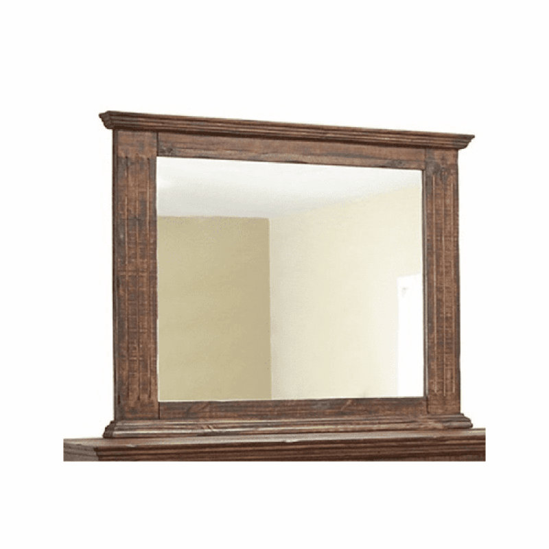 Roseland Rectangular Dresser Mirror in Brown
