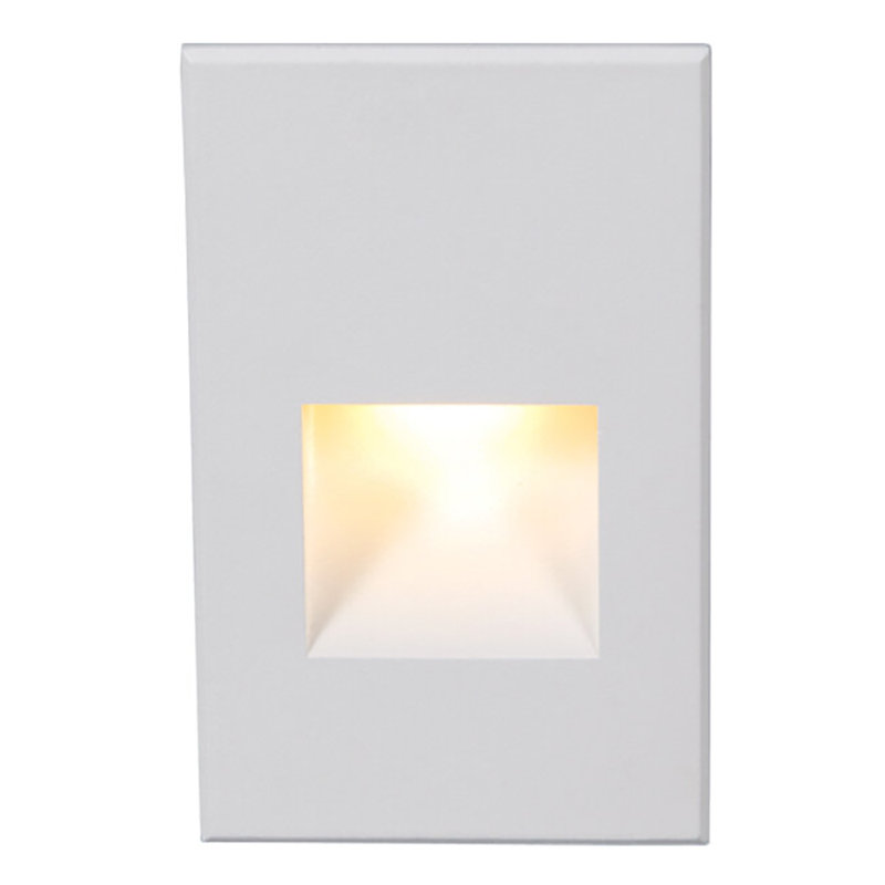 LED Step Light, White on Aluminum, 3000K