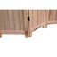 Cloison pliante en bois massif l 55,2 po x H 65 po, 4 panneaux, naturel