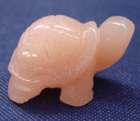 Figurine tortue Alli, Rose quartz